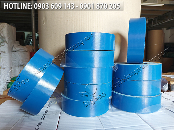 Băng keo vải dán bạt nền màu xanh dương 1 Băng keo vải dán bạt nền màu xanh dương 1