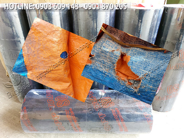 băng keo vải đen sử dụng dán bạt rách