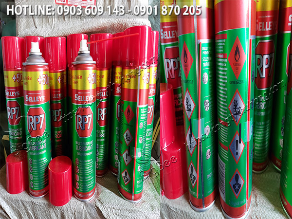 bình xịt chống rỉ sét và bôi trơn rp7 1