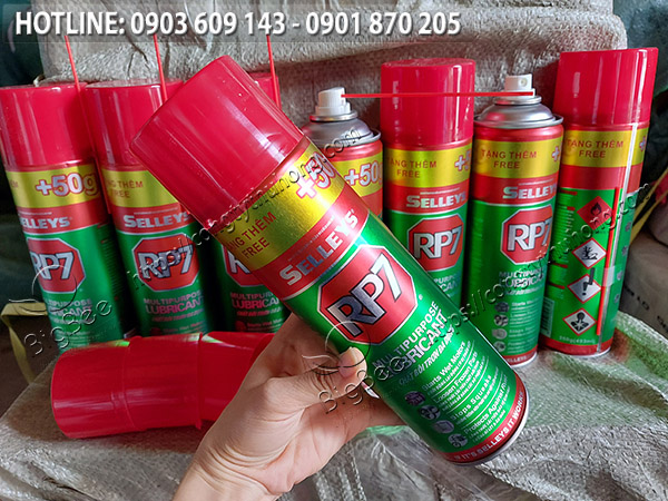 bình xịt chống rỉ sét và bôi trơn rp7 3