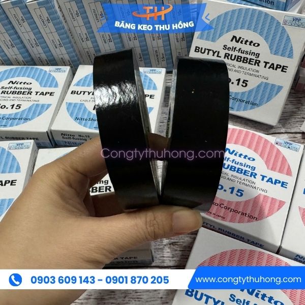 Băng Keo cao su điện Nitto No.15 đa dạng kích thước Băng Keo cao su điện Nitto No.15 đa dạng kích thước