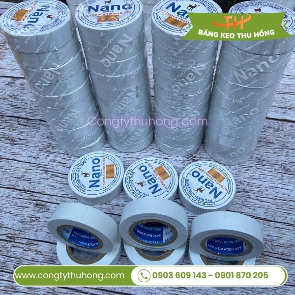 Băng keo nano điện màu trắng Băng keo nano điện màu trắng
