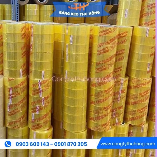 Băng keo trong vàng chanh dán thùng, hàng hóa giá rẻ, chất lượng Băng keo trong vàng chanh dán thùng, hàng hóa giá rẻ, chất lượng