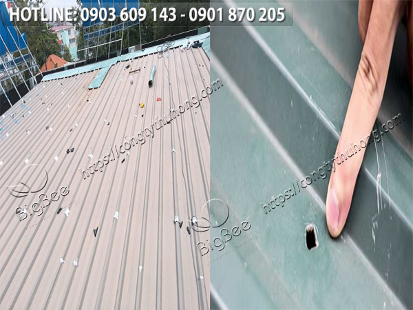 ứng dụng thực tế băng keo chống thấm