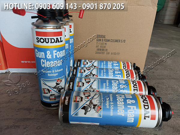 chai xịt foam cleaner rửa keo và súng 4