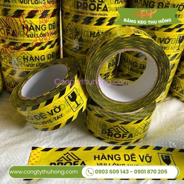 Băng keo quấn hàng dễ vỡ màu vàng: Mẫu thông dụng hiện nay Băng keo quấn hàng dễ vỡ màu vàng: Mẫu thông dụng hiện nay