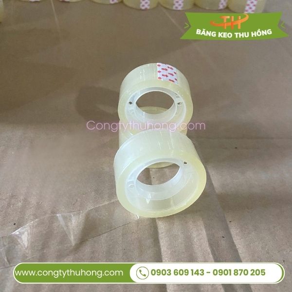 Băng keo trong size nhỏ 1F8 và 1F2 lõi 3cm Băng keo trong size nhỏ 1F8 và 1F2 lõi 3cm