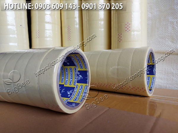 cuộn băng keo giấy 2f4 bản nhỏ đánh dấu hàng hóa giá rẻ 3