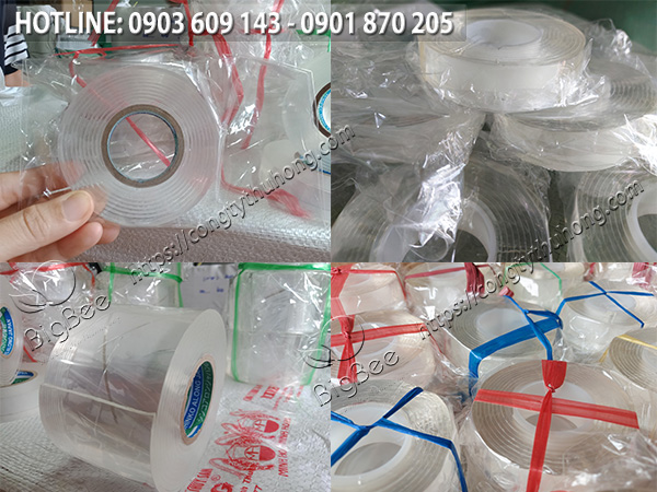 cuộn keo trong 2 mặt 1