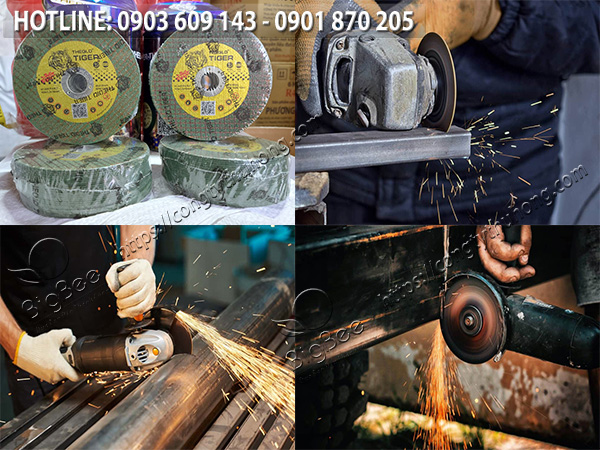 ứng dụng đá cắt tiger 1 tấc chính hãng