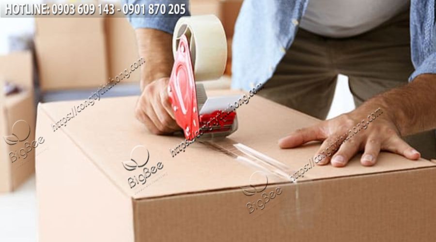 Cách dán băng keo thùng carton đẹp Cách dán băng keo thùng carton đẹp