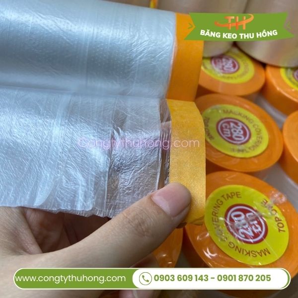 Băng keo che chắn sơn, bụi bặm bằng nilon Băng keo che chắn sơn, bụi bặm bằng nilon
