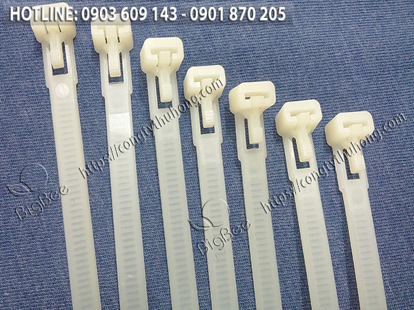 Dây rút nhựa 40cm, 50cm tái sử dụng