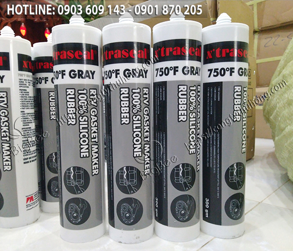 Keo làm gioăng, dán vòng đệm máy ô tô X'Traseal 750F Gray