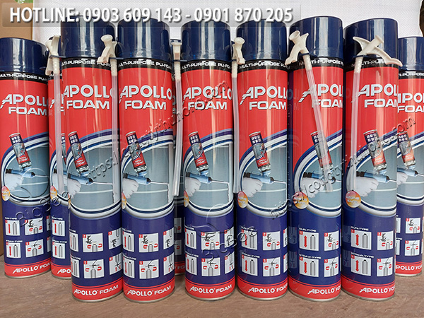 keo bọt nở apollo foam chính hãng