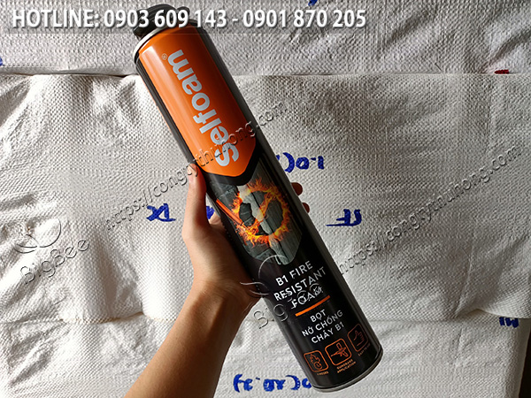 keo bọt nở chống cháy selfoam 1