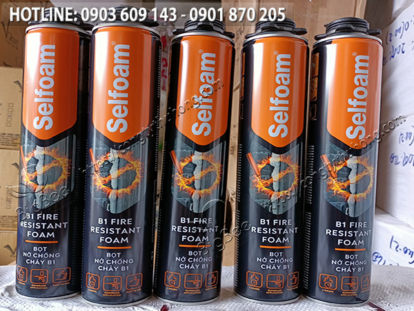 keo bọt nở chống cháy selfoam 3