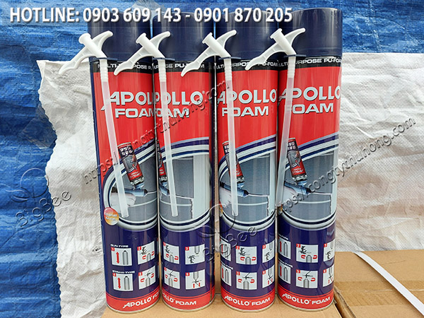keo bọt nở foam apollo chính hãng dạng vòi 2