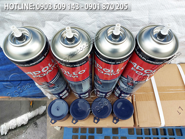 keo bọt nở foam apollo chính hãng dạng vòi 3