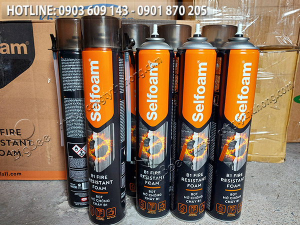 keo bọt nở selfoam b1 chống cháy 2
