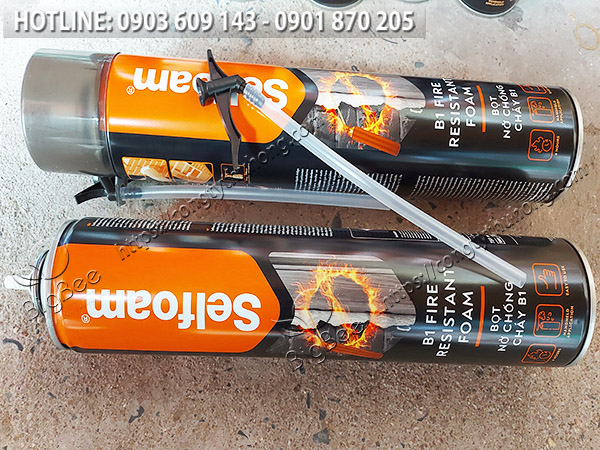 keo bọt nở selfoam b1 chống cháy 3