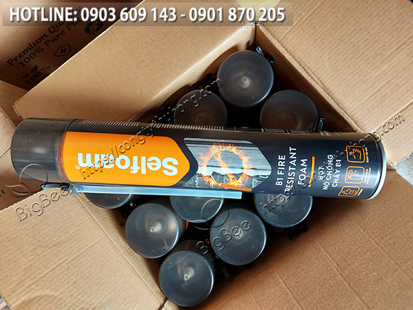 keo bọt nở selfoam b1 chống cháy 4