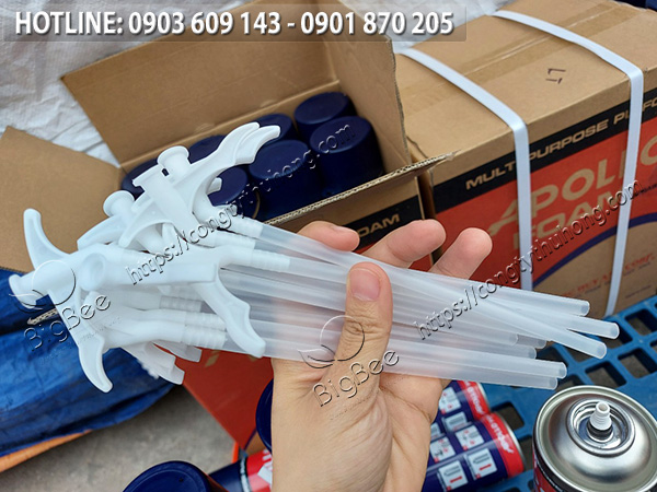 keo bọt nở xịt trang trí gương apollo foam 5