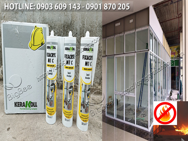 keo chống cháy fixacryl m1 c 1