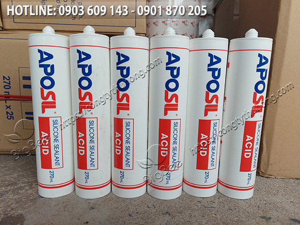 keo dán thi công bề mặt nhôm aposil acid 3