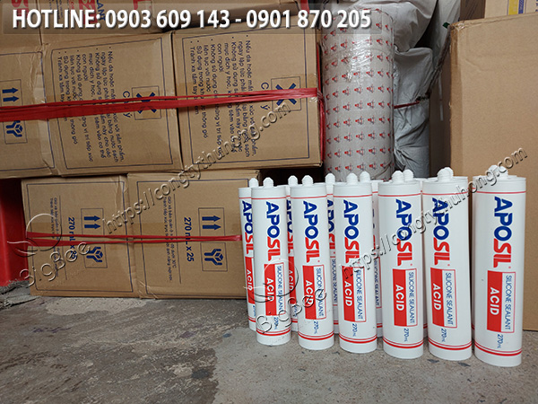 keo dán thi công bề mặt nhôm aposil acid 4