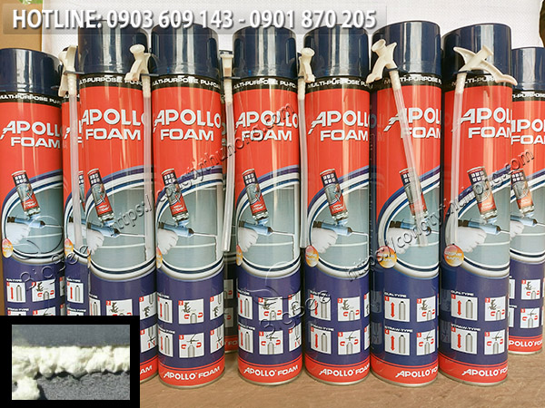 keo foam chống thấm bọt nở apollo chất lượng 1