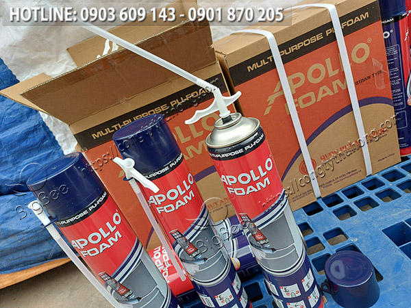 keo foam chống thấm bọt nở apollo chất lượng 2