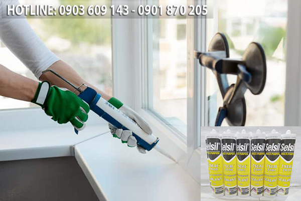 Keo dán kính Selsil Tseal 7000