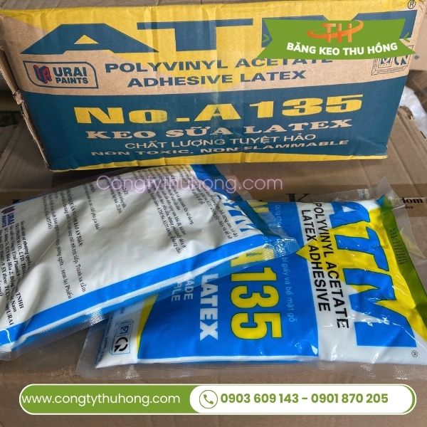 Keo sữa ATM Latex No.A135 CHÍNH HÃNG GIÁ TỐT NHẤT TPHCM Keo sữa ATM Latex No.A135 CHÍNH HÃNG GIÁ TỐT NHẤT TPHCM