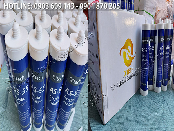 keo xây dựng trám tường acrylic sealant as 55 3
