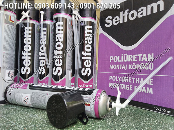 keo xịt bọt nở chống thấm selfoam 750ml 2