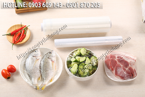 Màng thực phẩm PE bọc rau củ, thịt cá tươi sống
