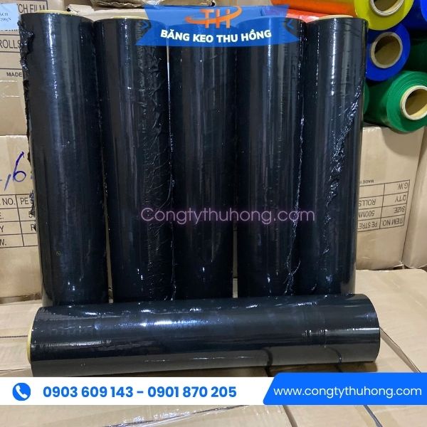Màng pe quấn hàng màu đen Màng pe quấn hàng màu đen