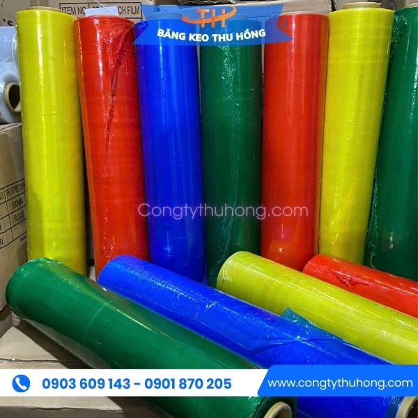 Màng pe đủ màu dùng để quấn hàng Màng pe đủ màu dùng để quấn hàng