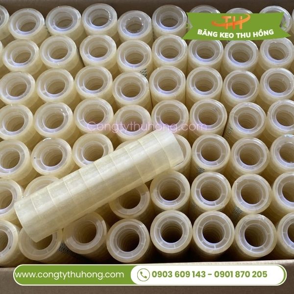 Băng keo trong văn phòng phẩm cuộn nhỏ sẵn kho, giá tốt cho cá nhân, doanh nghiệp Băng keo trong văn phòng phẩm cuộn nhỏ sẵn kho, giá tốt cho cá nhân, doanh nghiệp