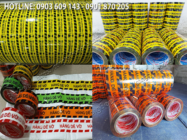 Đủ mẫu băng keo hàng dễ vỡ tại xưởng Đủ mẫu băng keo hàng dễ vỡ tại xưởng