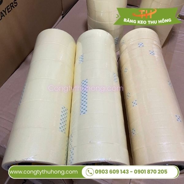 Quy cách đóng gói của từng kích thước băng keo Quy cách đóng gói của từng kích thước băng keo