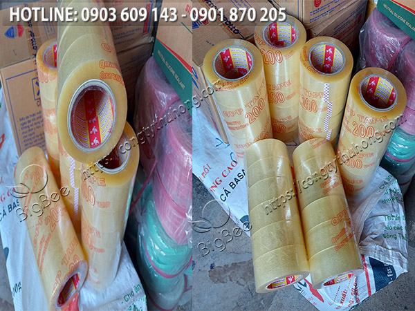 băng keo trong 200 yard giá rẻ đóng hàng 1