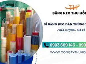 Thu Hồng xuất kho 20 bao băng keo dán thùng giá rẻ sỉ tại TP.HCM
