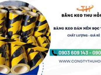 Mua băng keo dán sàn 2 màu vàng đen chất lượng, uy tín hàng đầu tại TpHCM