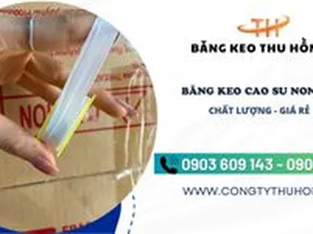 Băng keo Cao Su Non Tombo 9082 hộp vàng chính hãng, giá tốt