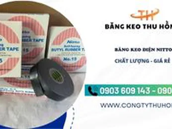 Cần mua sỉ  băng keo điện cao su butyl Nitto No.15  giá rẻ tại TPHCM