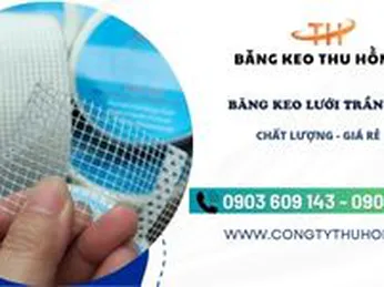 Băng keo lưới chống nứt thạch cao giữ mối nối bền chắc giá rẻ tại TpHCM