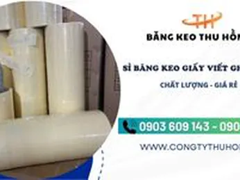 Băng keo giấy đủ khổ, đủ màu giá rẻ uy tín tại TpHCM