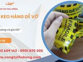 Nguồn mua sỉ lẻ băng keo in chữ hàng dễ vỡ giá rẻ freeship